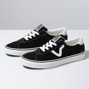 VANS Sport Suede Sneaker in Black/White
